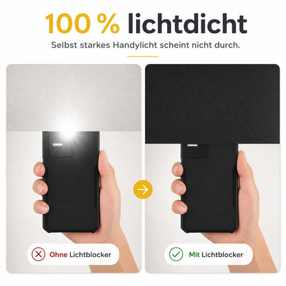 Lichtblocker 100 Prozent lichtdicht — Handylicht Test