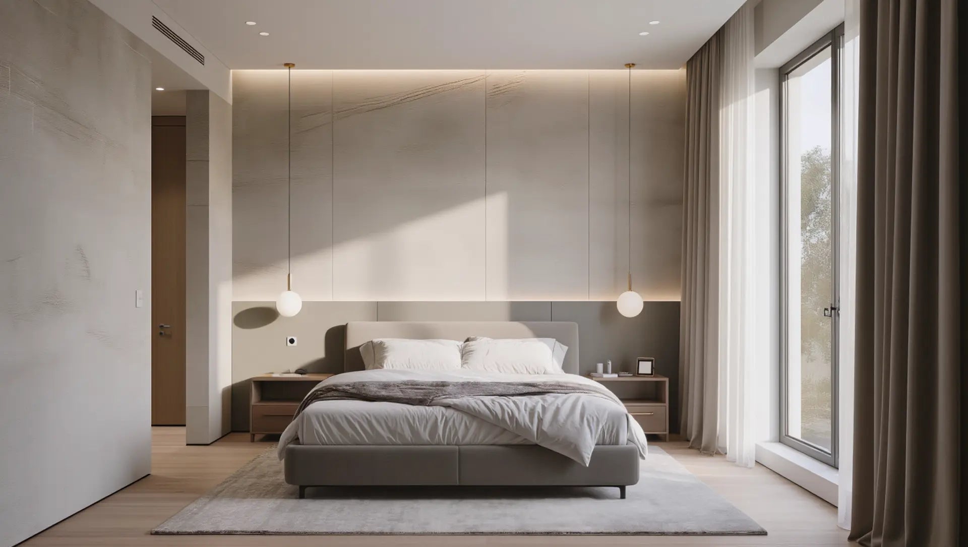 Schlafzimmer mit Lichtblocker Verdunkelungsfolie — von hellem Tageslicht zu vollständiger Dunkelheit